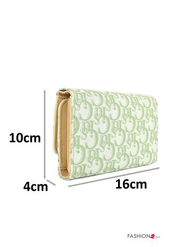 Portafoglio ecopelle Fantasia scritta con zip - ph 2