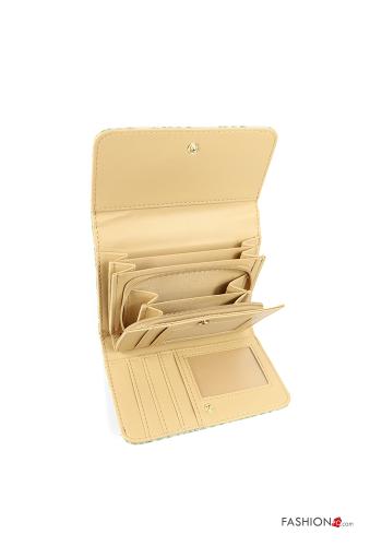 Portafoglio ecopelle Fantasia scritta con zip - ph 4