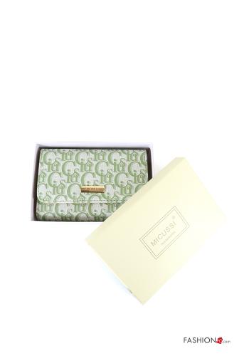 Portafoglio ecopelle Fantasia scritta con zip - ph 6