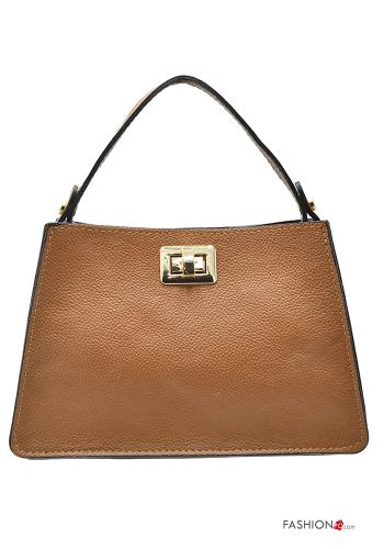 Bolsa de hombro de Cuero Genuino con bandolera - ph 1