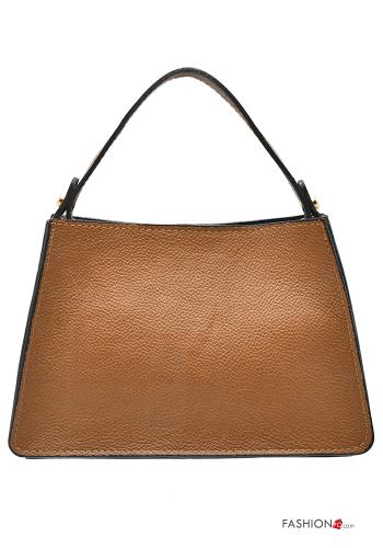 Bolsa de hombro de Cuero Genuino con bandolera - ph 2