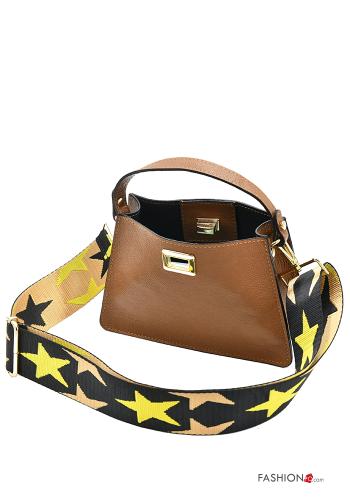 Bolsa de hombro de Cuero Genuino con bandolera - ph 3