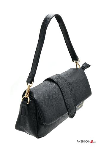 faux leather Handbag with pockets with shoulder strap with zip - ph 2
