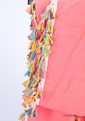Bufanda  macramé con flecos - ph 2