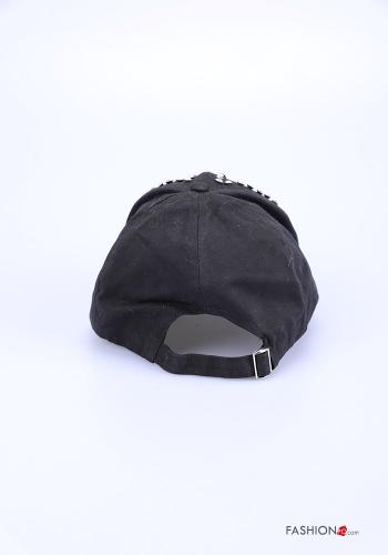 Cappello in Cotone  con strass - ph 2