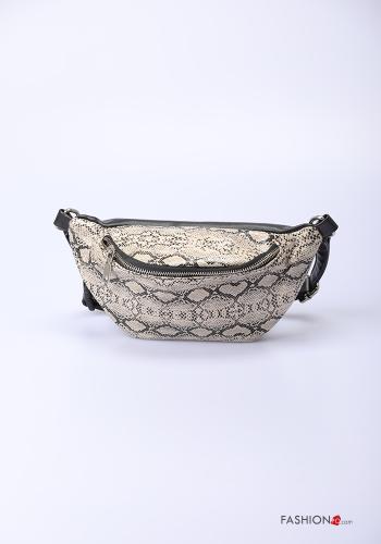 Marsupio Fantasia pitonata con zip - ph 1