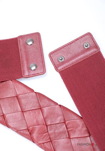 Cintura ecopelle con bottoni - ph 2