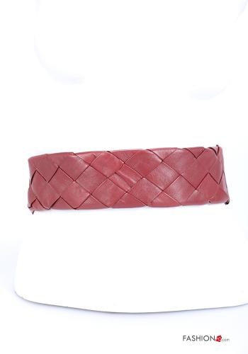 Cintura ecopelle con bottoni - ph 3