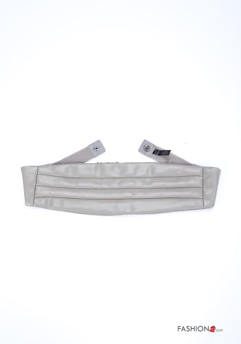 Cintura ecopelle con bottoni - ph 1