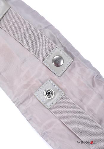 Cintura ecopelle con bottoni - ph 2