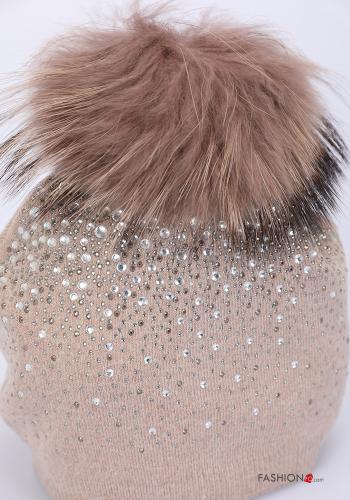 Sombrero de Mezcla de Lana con brillantes - ph 3