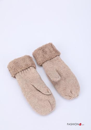 Handschuhe aus Wollmischung mit Strasssteinen - ph 2