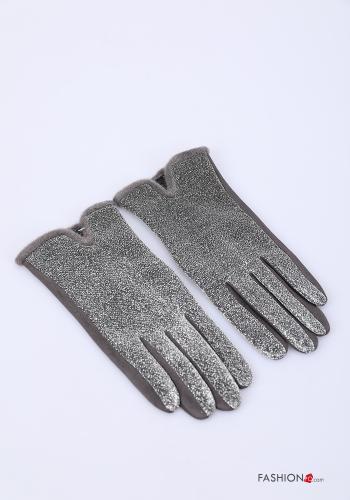 Lurex Handschuhe