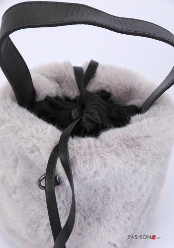 Borsa pelliccia sintetica con tracolla - ph 4
