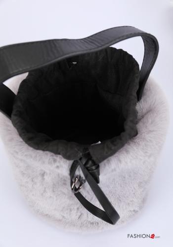 Borsa pelliccia sintetica con tracolla - ph 5