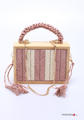 Borsa Fantasia righe con frange - ph 1