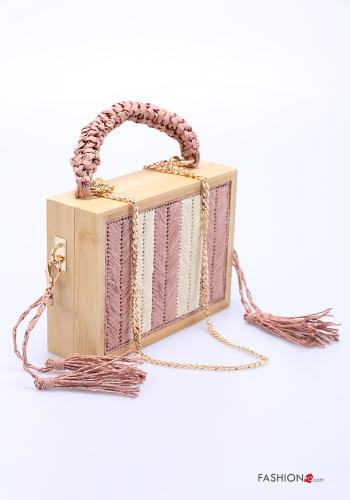 Borsa Fantasia righe con frange - ph 2