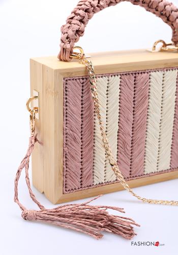 Borsa Fantasia righe con frange - ph 4