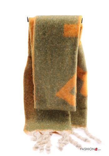 Patterned Scarf with fringe - ph 1