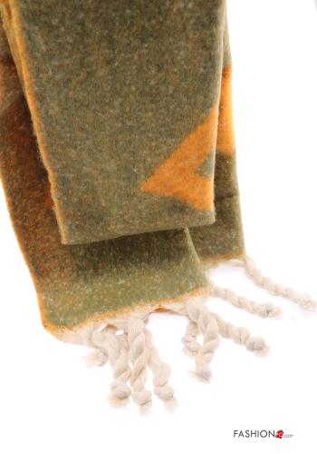 Patterned Scarf with fringe - ph 3