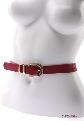 faux leather adjustable Belt - ph 3