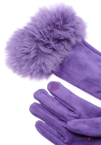 Guanti pelliccia sintetica - ph 3