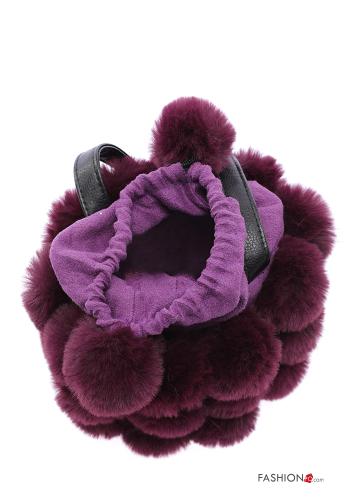 Borsa a mano pelliccia sintetica - ph 5