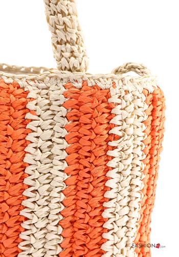 Bolso de playa a rayas con cremallera - ph 4