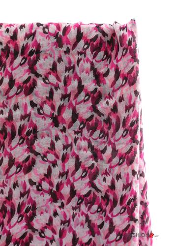 Bufanda Estampado Floral con flecos - ph 3