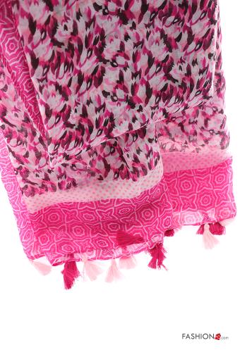 Bufanda Estampado Floral con flecos - ph 4