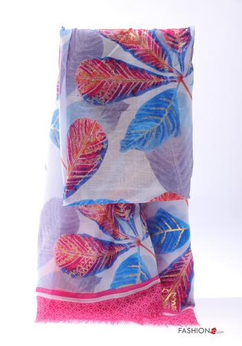 Sciarpa Fantasia con foglie - ph 2