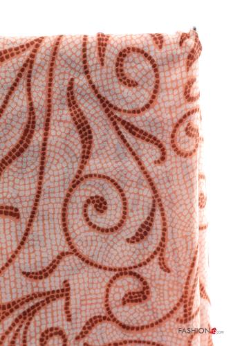 Patterned Scarf with fringe - ph 3