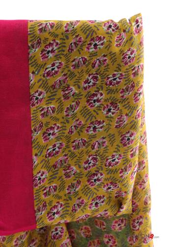 Bufanda Estampado Floral con flecos - ph 3