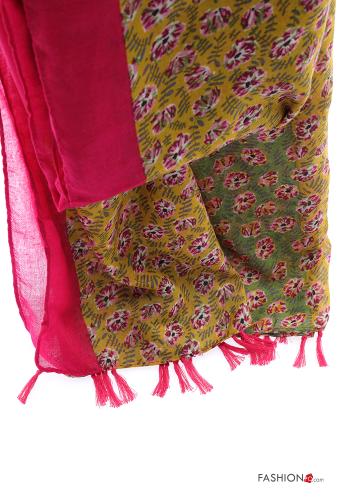 Bufanda Estampado Floral con flecos - ph 4