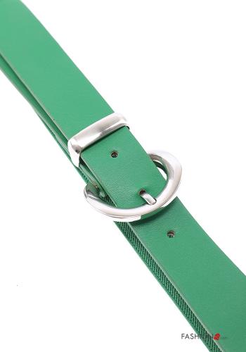 faux leather adjustable Belt - ph 2
