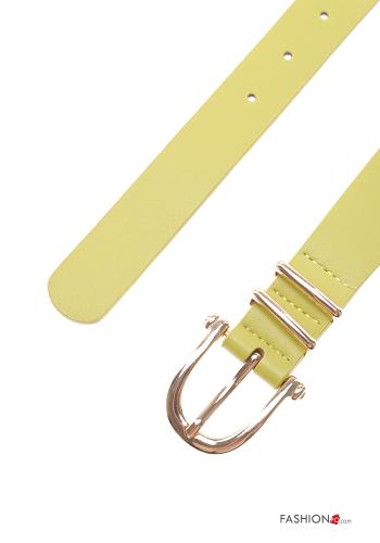 faux leather adjustable Belt - ph 3