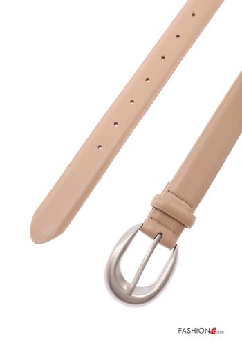 faux leather adjustable Belt - ph 3