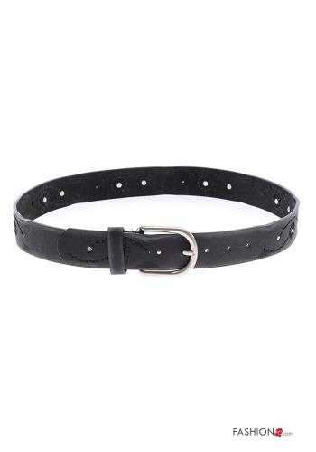 Cintura in Vera pelle con strass - ph 1