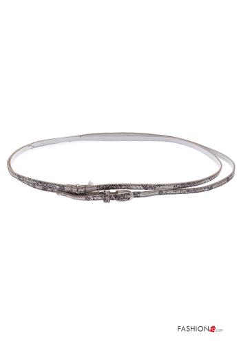 Python Muster verstellbarer Gürtel aus Echtes Leder - ph 1