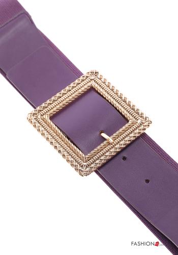 faux leather Belt with elastic - ph 2