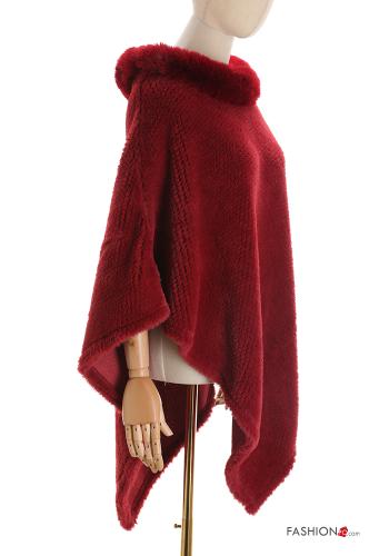 Poncho pelliccia sintetica - ph 3