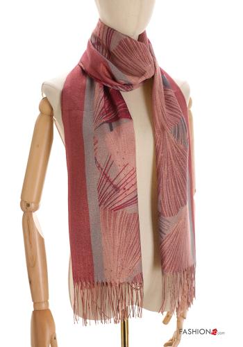Abstrakte Muster Schal mit Fransen - ph 1