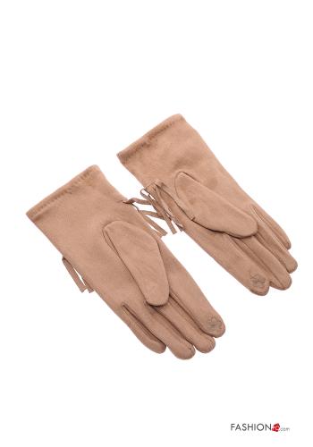 Guantes Gamuza con flecos - ph 2