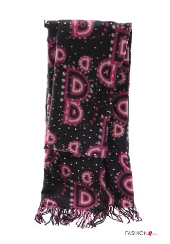 Patterned Scarf with fringe - ph 2