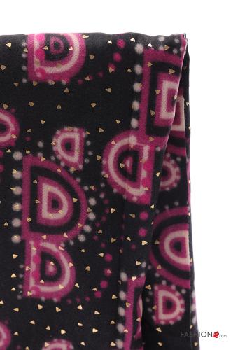 Patterned Scarf with fringe - ph 3