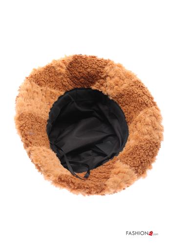 faux fur Hat with lining - ph 4