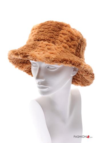 faux fur Hat with lining - ph 5