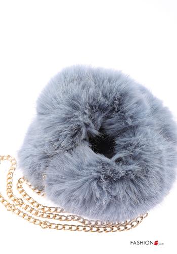 Borsa pelliccia sintetica con tracolla - ph 3