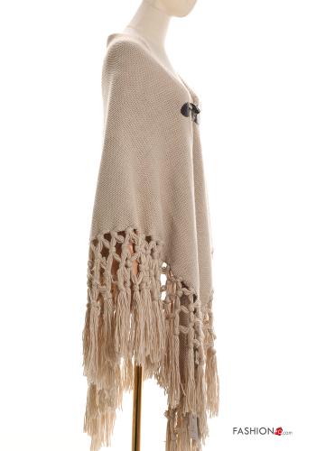 Poncho with fringe - ph 3
