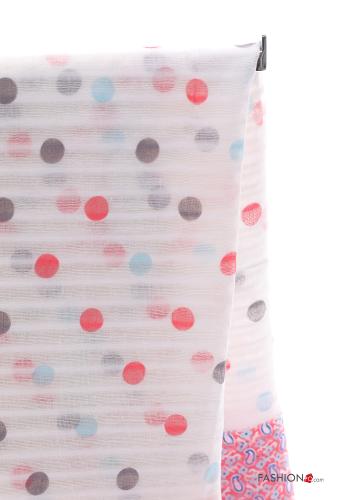 Bufanda Estampado de lunares con flecos - ph 3